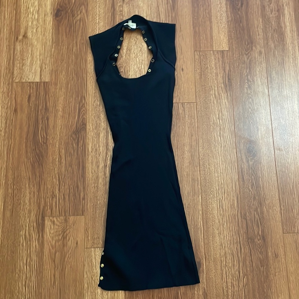 Black bodycon dress, size L fits as told